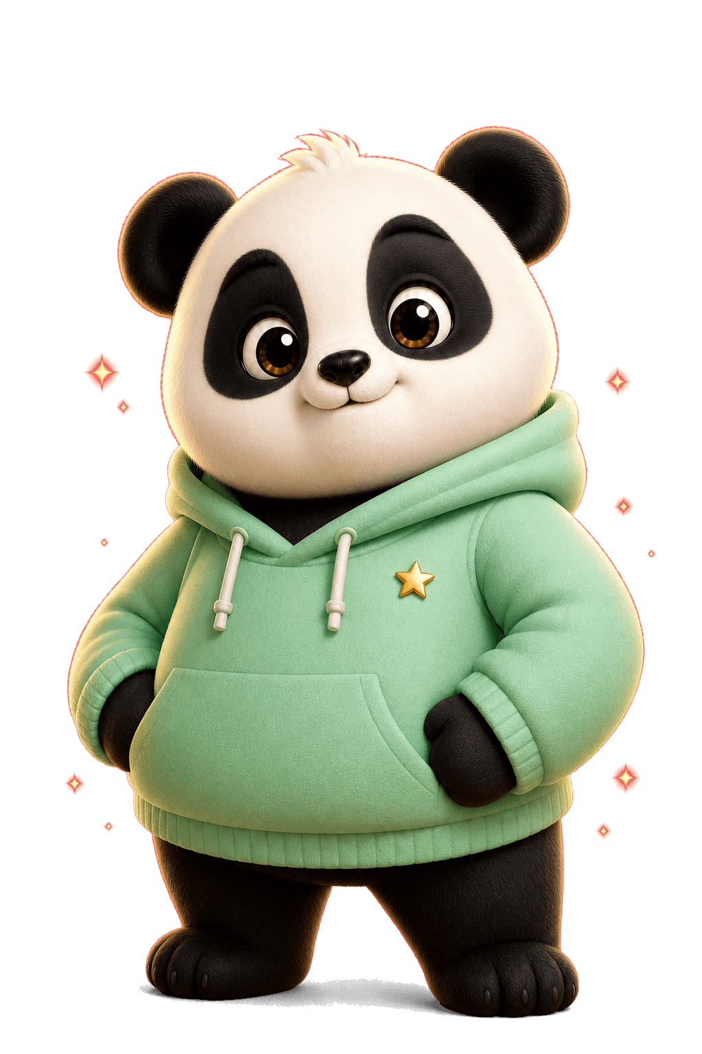 Bao, your money buddy, standing with quiet confidence